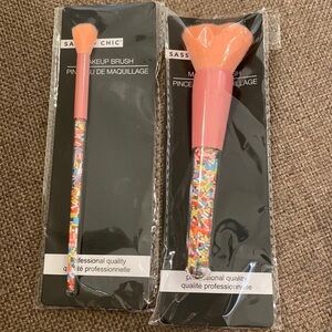 Makeup Brush Set Ice Cream Sprinkles Pretty Pink